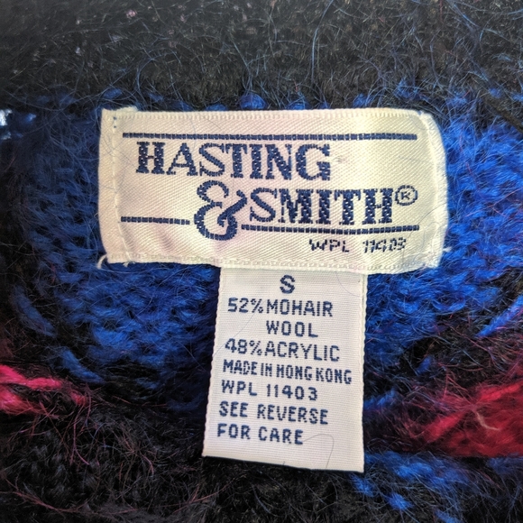 Vintage Hasting & Smith Mohair Blend Sweater Sz S - Picture 3 of 4